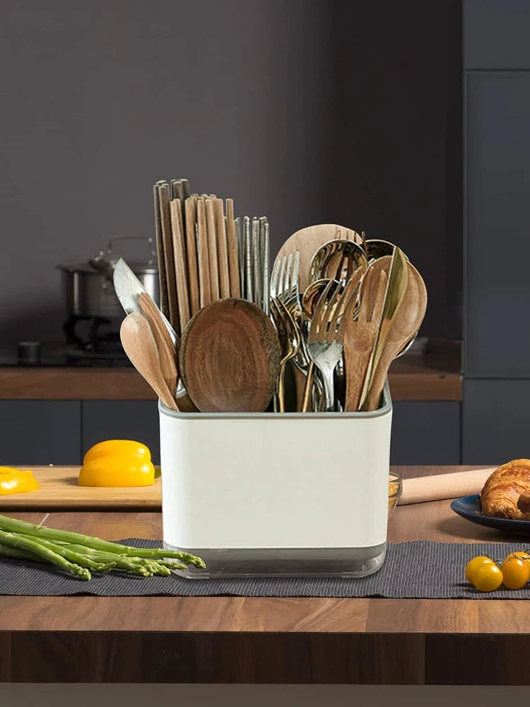Multi-Function Tableware Drying Rack — Compact Organizer for Utensils & Cutlery
