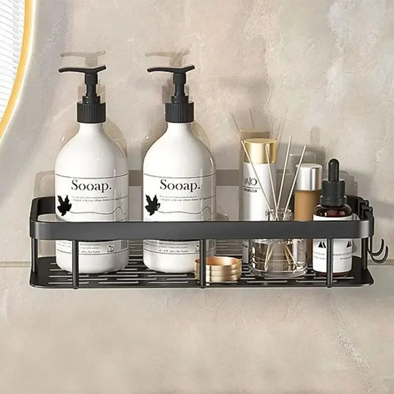 No-Drill Bathroom Corner Shelf for Shower & Storage