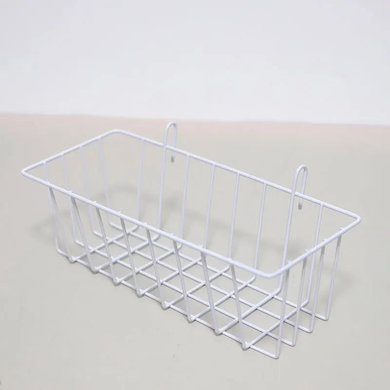 Multifunctional Kitchen Bathroom Panel Basket DIY Hanging Grid Rack Art Storage Baskets Display Racks Home Wall Decoration