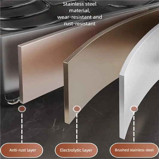 Kitchen Stainless Steel Dish Drainer Chopsticks Knives Forks and Cup Organizer Countertop ShelvesFoldable Multifunctional Rack