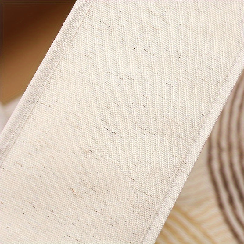 Foldable Drawer Organizer – Beige Fabric Storage Bin with Rose Gold Handles (1 Bin)