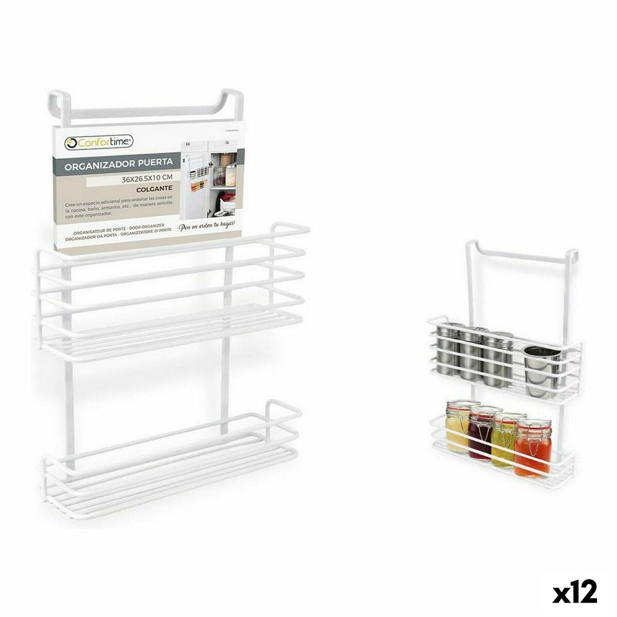 Kitchen Cupboard Organiser Confortime 144905 36 x 26,5 x 10 cm Kitchen (12 Units)