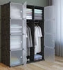 JAYA Diy Bedroom Portable Storage Cloth Wardrobe Plastic Designs Cabinet Master Style Online Built Baby Home Furniture