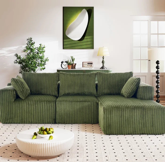Wholesale Sofa Set Furniture Vacuum Compressed Beige L Shape Sectional for Small Space Apartment