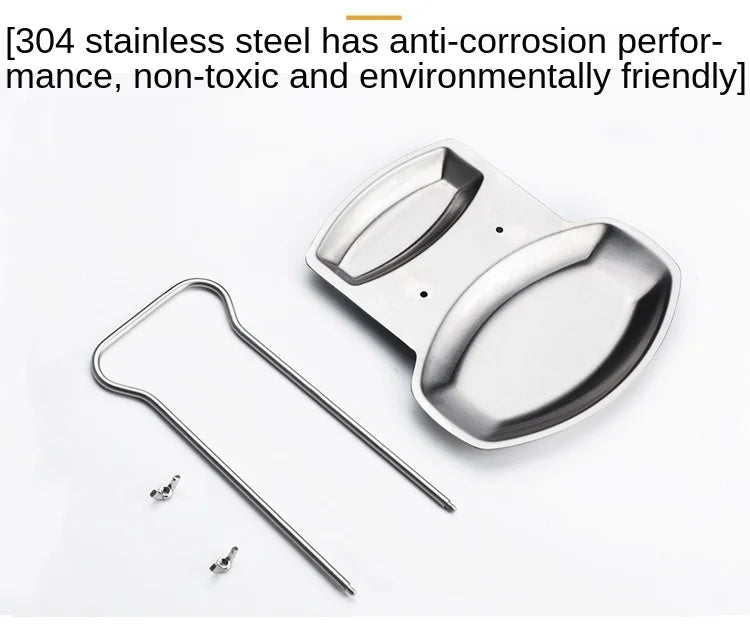 Kitchen Tools Tray Storage Rack, Plate and Cupboard Tableware Drying Shelf, Stainless Steel, for Dishes and Bookshelf