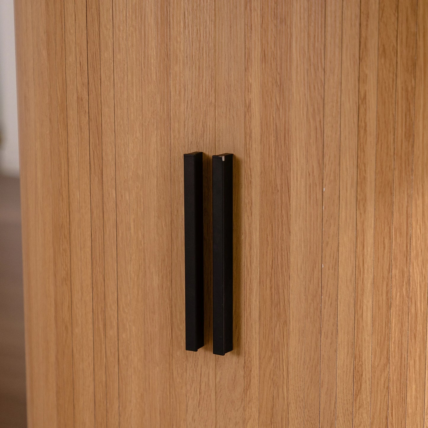 Modern Oval Dining Table with 2-Layer Storage Shelf and Assembled Dining Room Furniture for Home