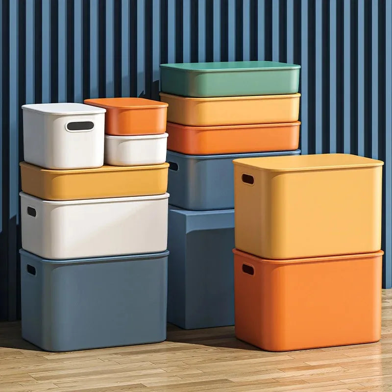 Underwear Stackable Baskets Colorful Desktop snacks Box Containers Plastic Storage Box Jewelry