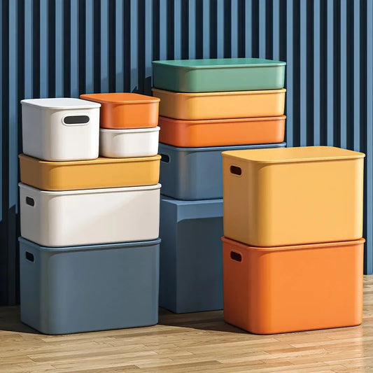 Underwear Stackable Baskets Colorful Desktop snacks Box Containers Plastic Storage Box Jewelry