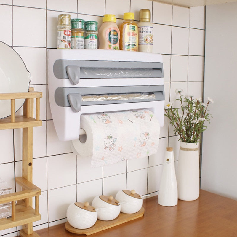 Paper Towel Holder Rack Kitchen Organizer