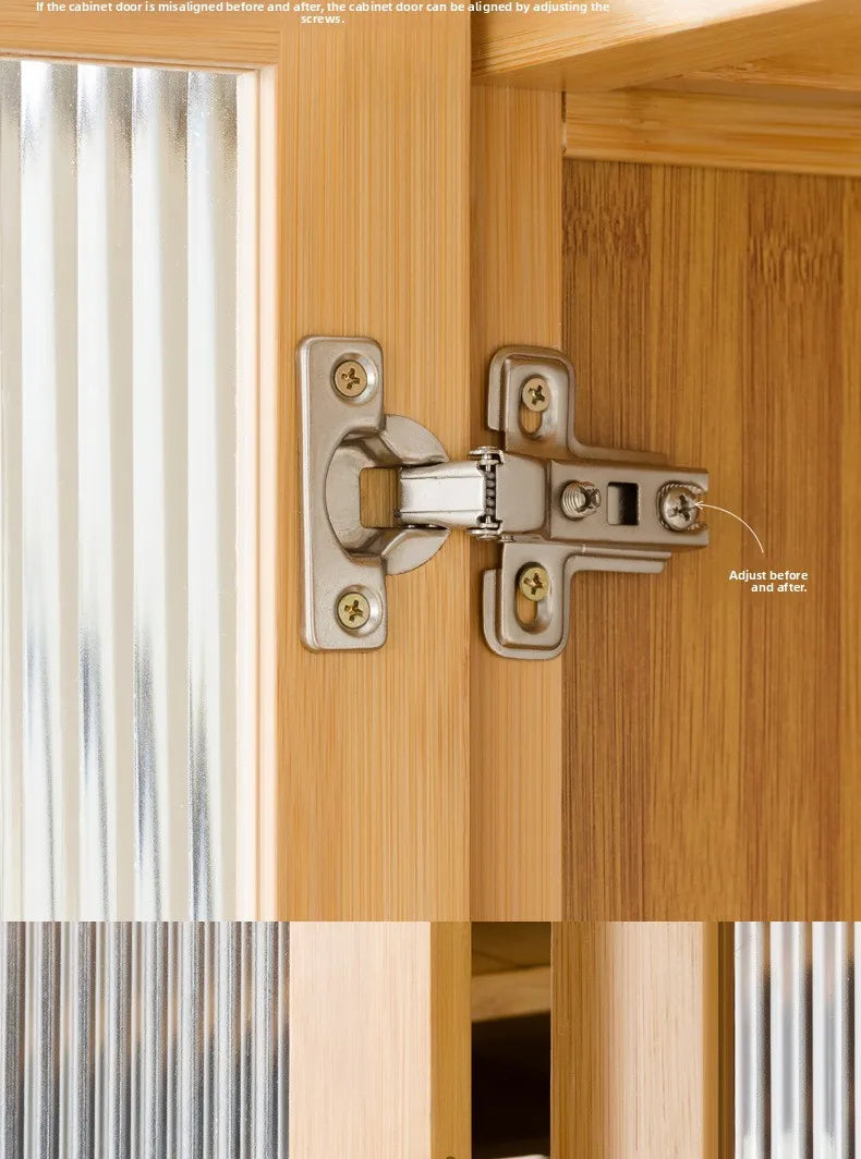 Kitchen shelf, floor standing multifunctional bowl cabinet, microwave oven cabinet, dining side storage cabinet