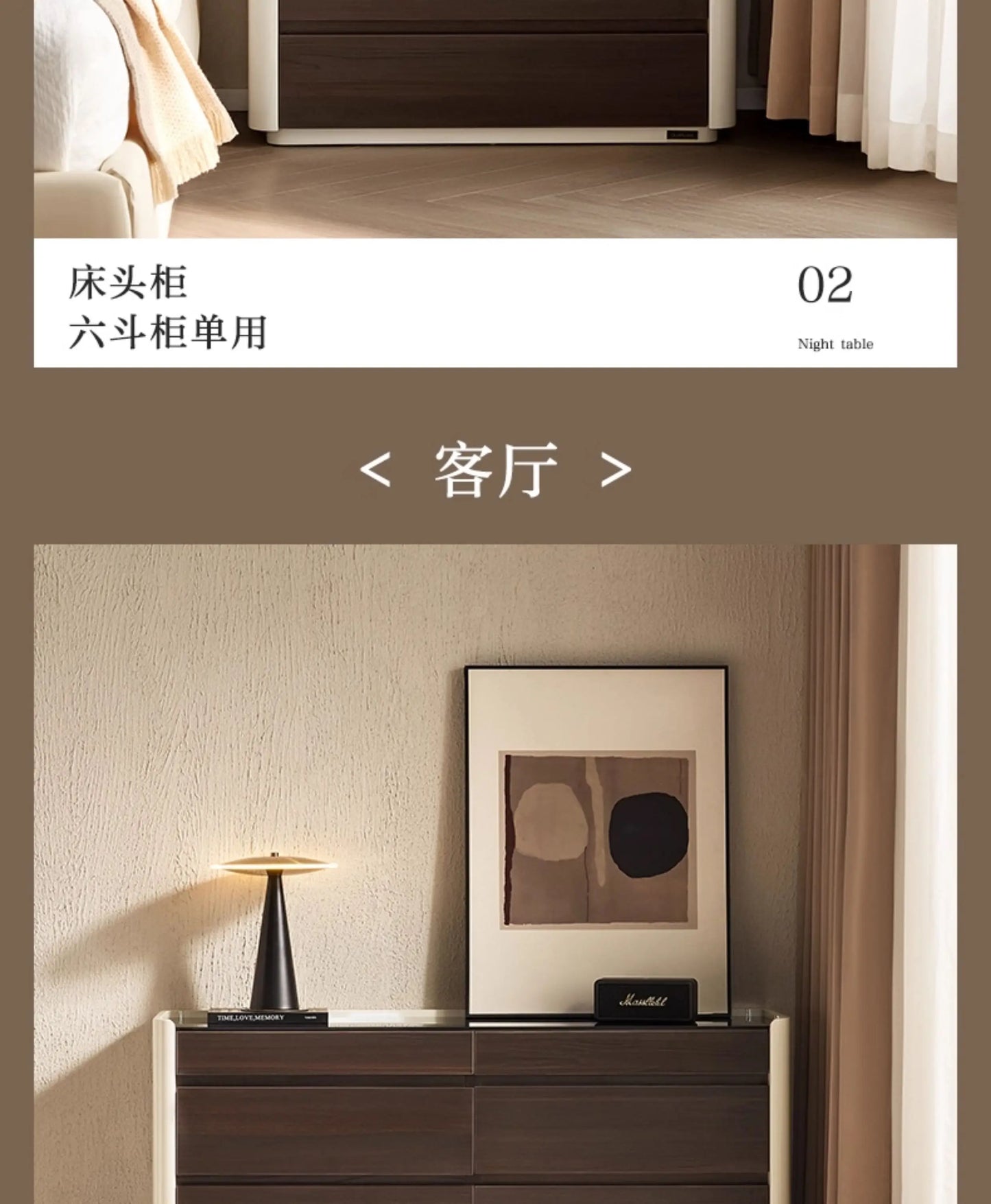 Modern luxury living room cabinets Storage locker Dresser Wardrobe display cabinet drawer type storage stand home furniture