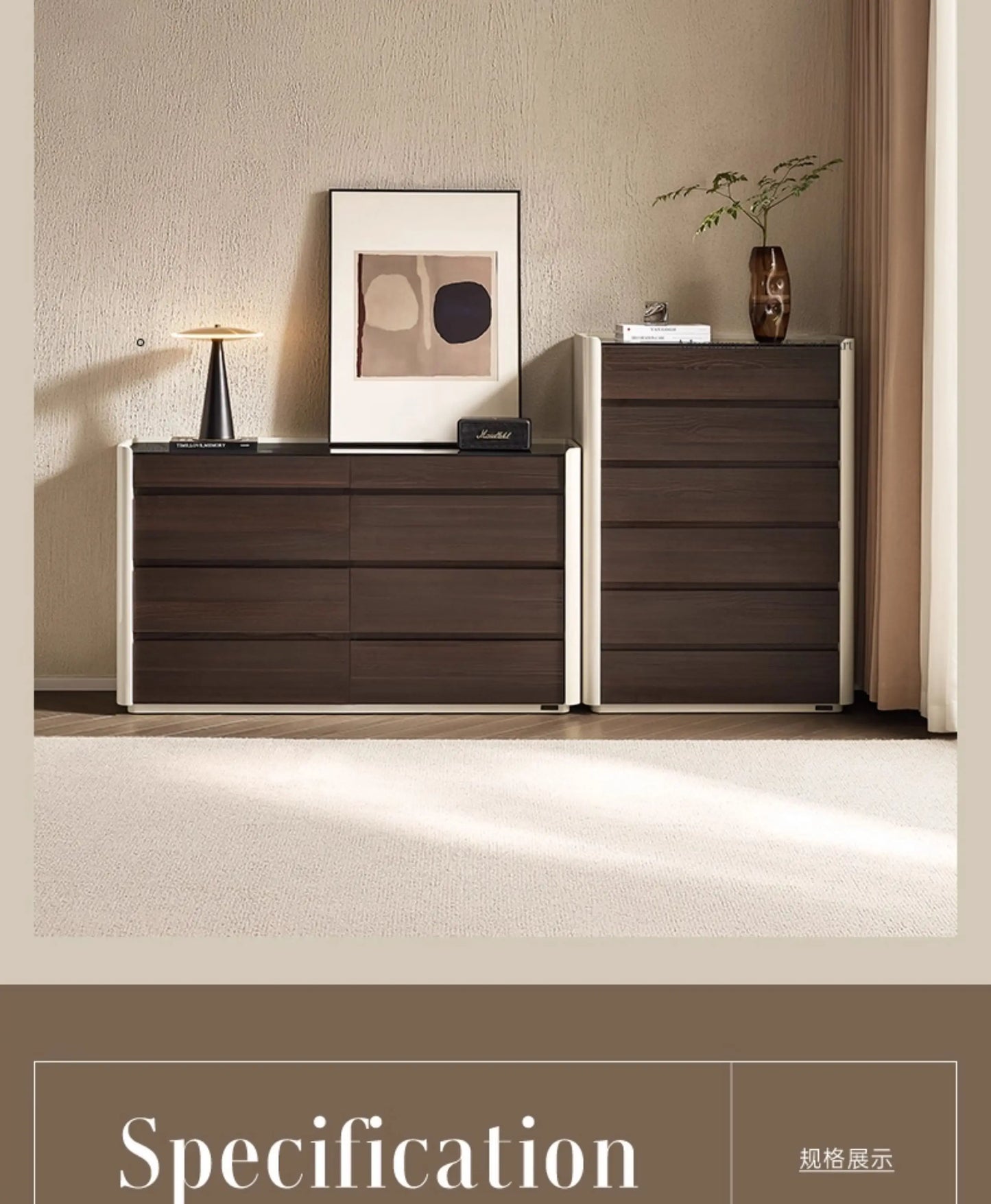 Modern luxury living room cabinets Storage locker Dresser Wardrobe display cabinet drawer type storage stand home furniture