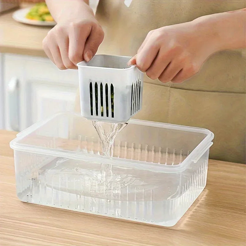 Airtight Refrigerator Food Storage Containers with Lids