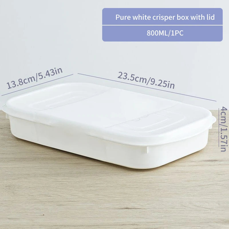 Divided Meat & Food Storage Container for Refrigerator
