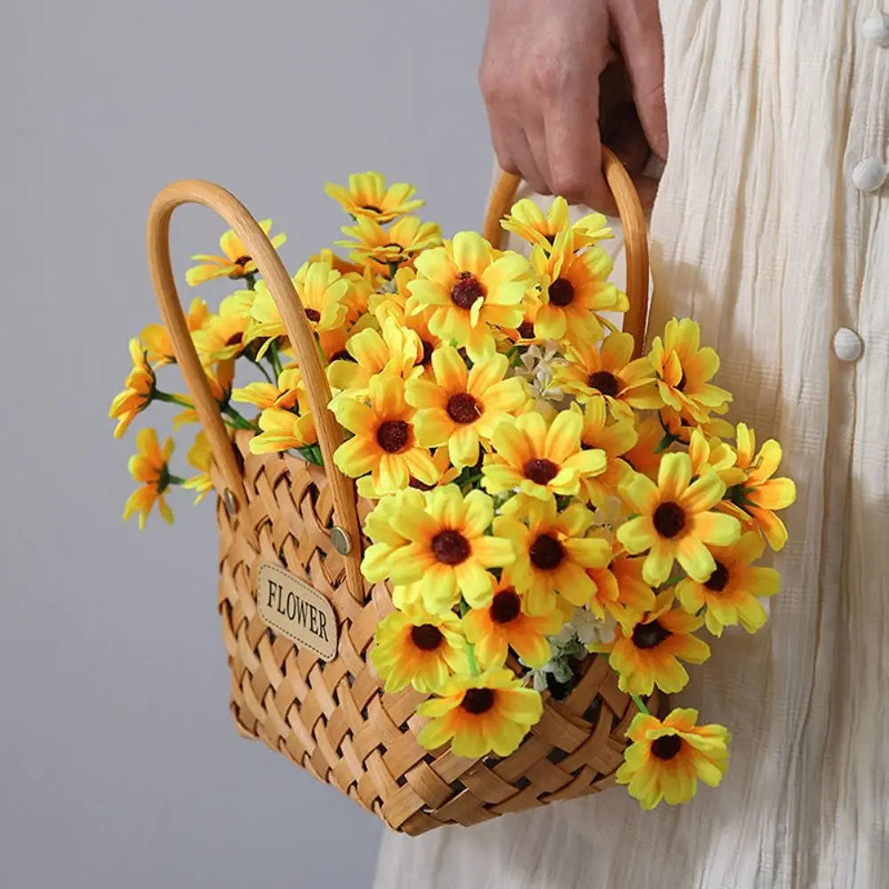 Girl Basket Wicker Baskets Basket Wicker Or Bamboo Baskets Cachepot For Flowers Bamboo Basket Decorative Flower Baskets