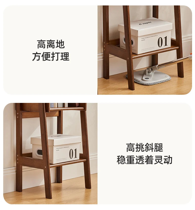 Multilayer Floor Storage Rack Multifunctional Living Room TV Stand Side Cabinet Small Bookshelf Household Organization