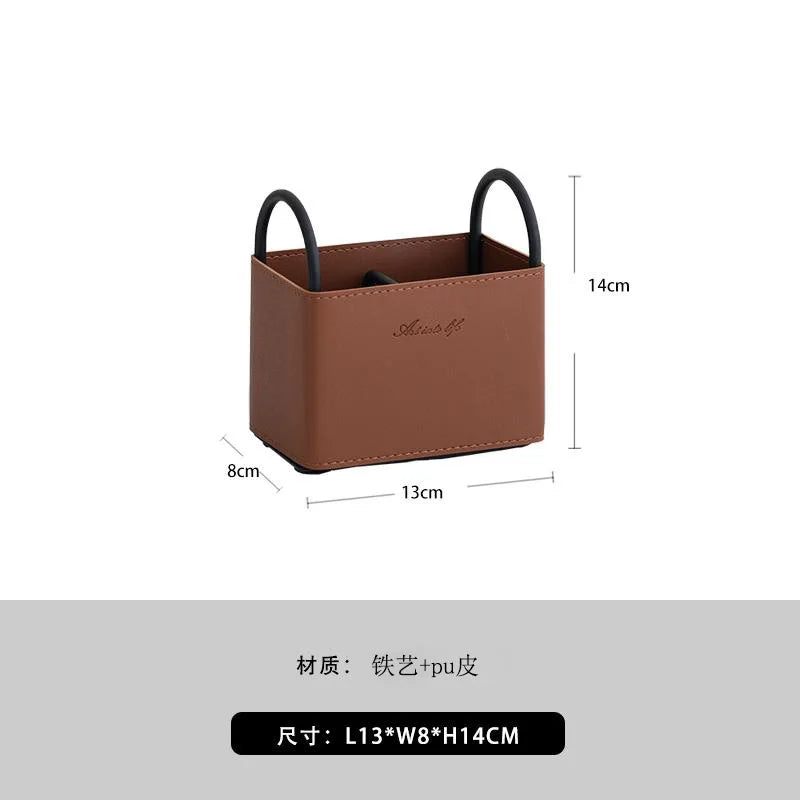 Creative Multifunctional Storage Baskets Simple Desktop Makeup Brush Stationery Home Decor Storage Box Accessories Ornaments