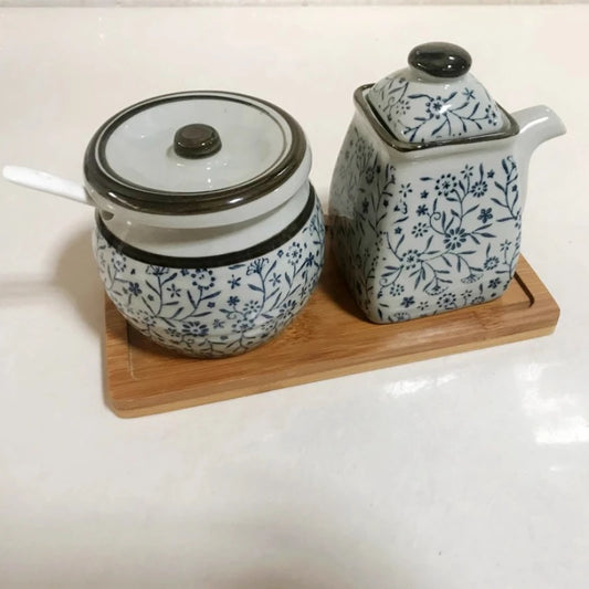 Kitchen Condiment Storage Set, Household Chopstick Holder, Unique Oil Dispenser, Modern Dining Table Organization
