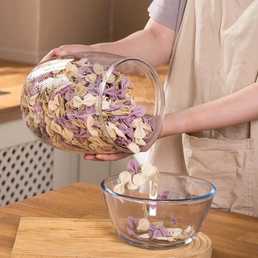 Large Clear Airtight Pantry Storage Container for Cereals, Flour & Dry Foods