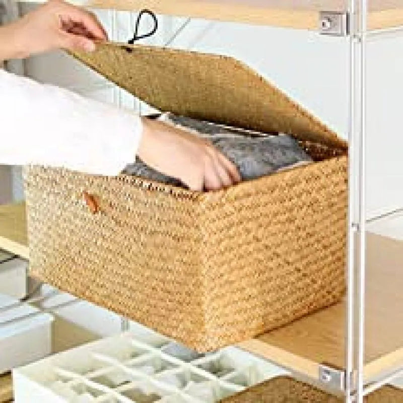 Bamboo Basket Weaving Restoring Ancient Ways With Hand Gift Box Cover The Desktop To Receive Baskets Container Storage Case