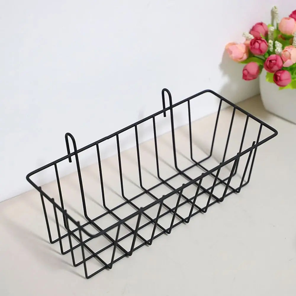 Multifunctional Kitchen Bathroom Panel Basket DIY Hanging Grid Rack Art Storage Baskets Display Racks Home Wall Decoration