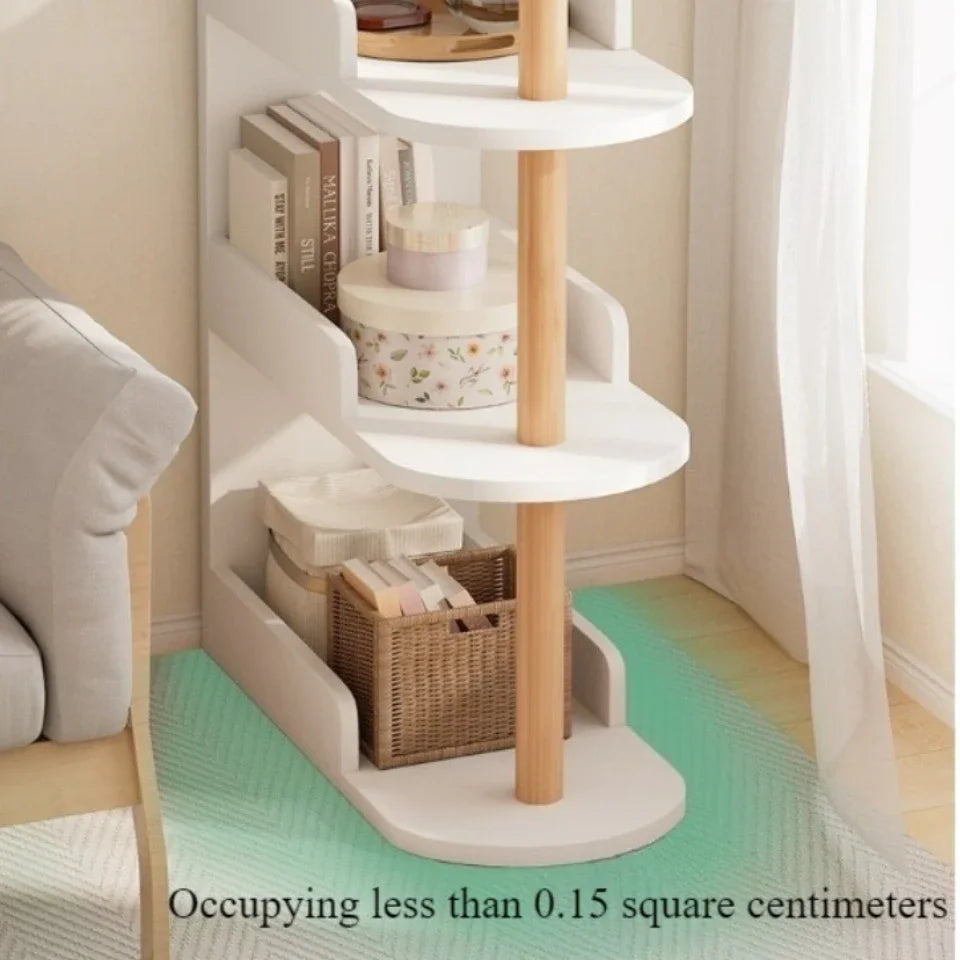 Living Room Crevice Storage Rack Bedroom Bedside Space Saving Storage Cabinet Clip Gap Storage Shelf Household Small Bookshelf