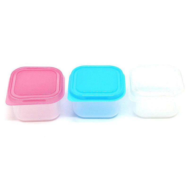 Small Moisture-Proof Food Storage Containers with Leakproof Lids