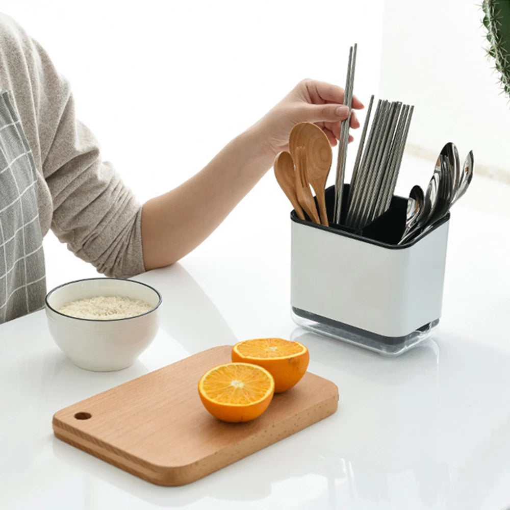 Multi-Function Tableware Drying Rack — Compact Organizer for Utensils & Cutlery