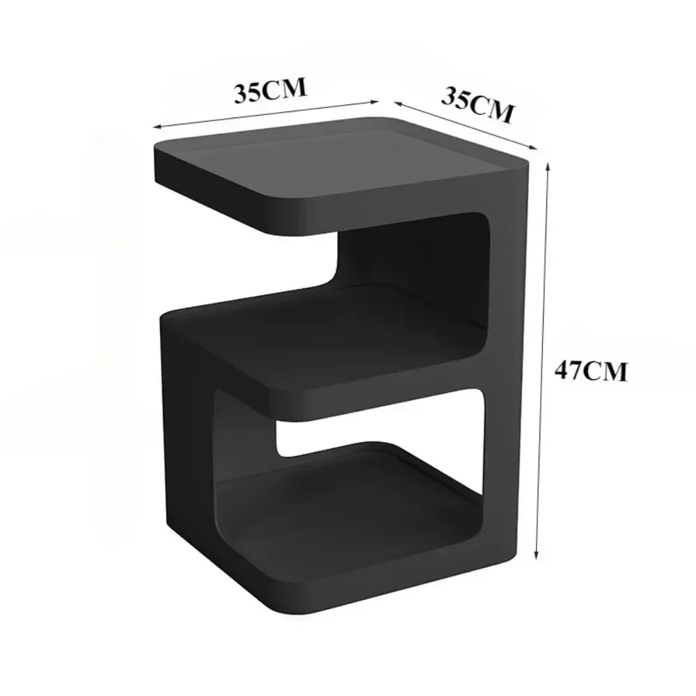 Multi Functional Home Storage Rack Simple and Modern Bedside Table Creative Fashion Detachable Double-layer Storage Platform