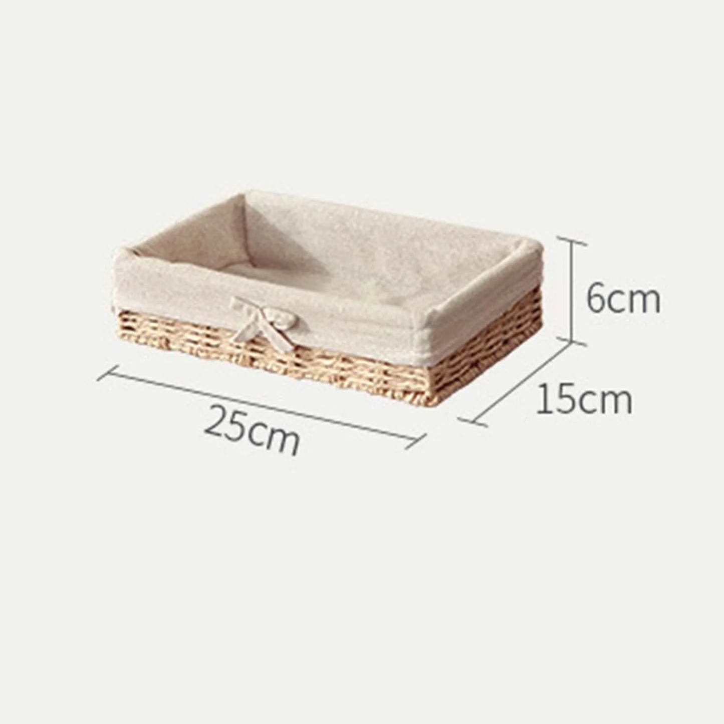 Woven Baskets Handwoven Picnic Basket Display Storage Paper Rope Storage Basket for Cosmetics Lunch Appetizer Snacks Dinner