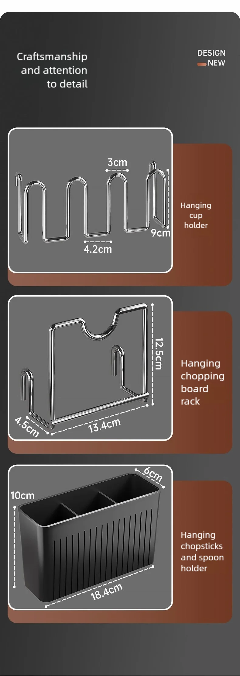 Kitchen Stainless Steel Dish Drainer Chopsticks Knives Forks and Cup Organizer Countertop ShelvesFoldable Multifunctional Rack