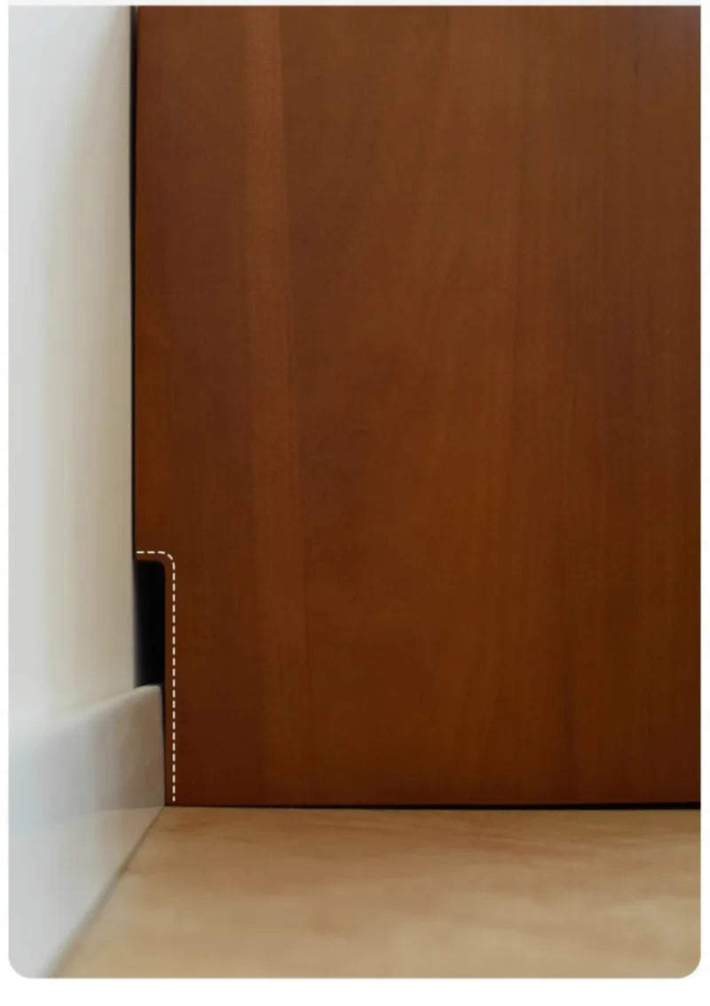 Retro Solid Wood Combination TV Cabinet Living Room Storage Lockers French Floor Bedroom Bedside Storage Cabinet Can Stacked