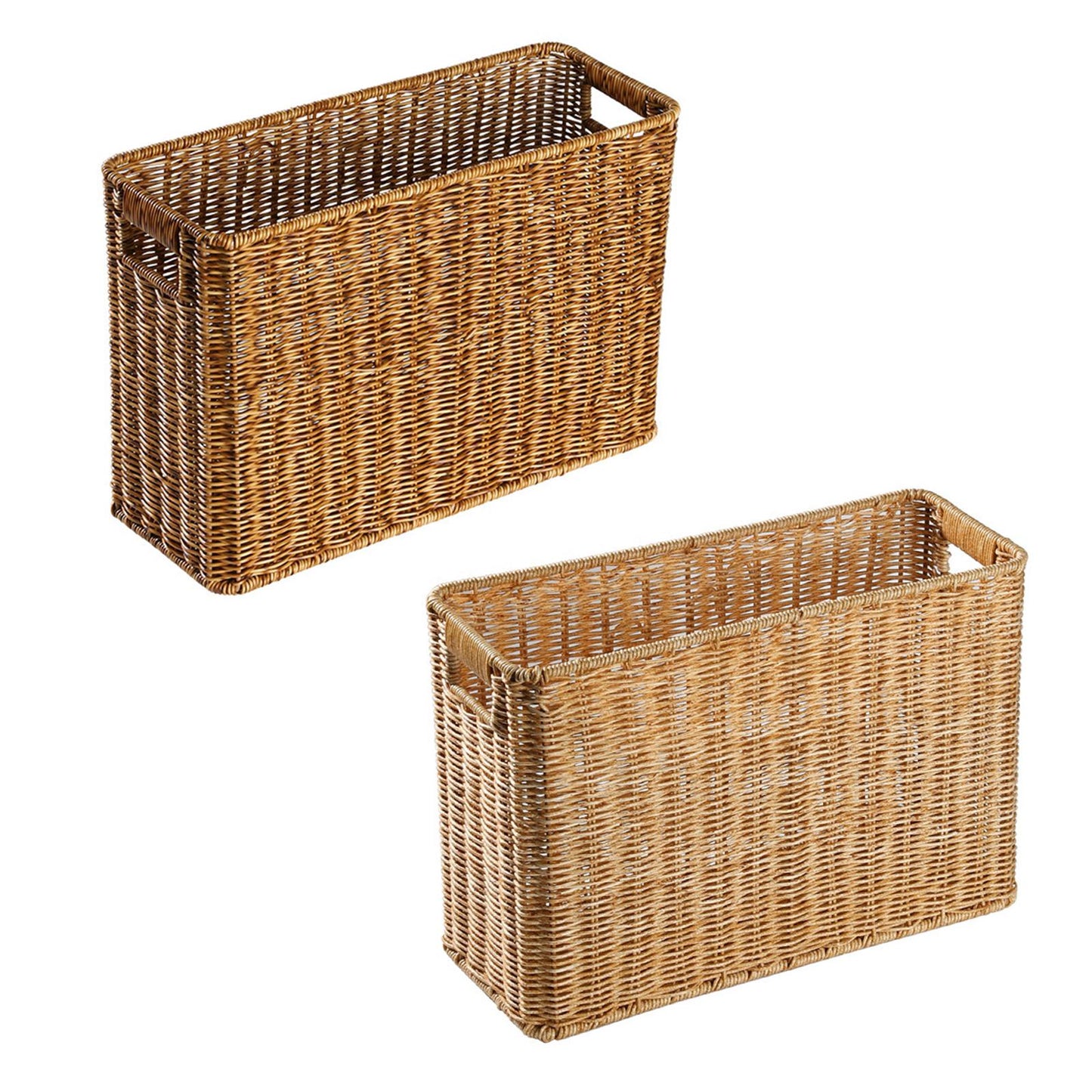 Magazine Basket Organizer Decorative Containers Finishing Basket for Magazine Newspaper