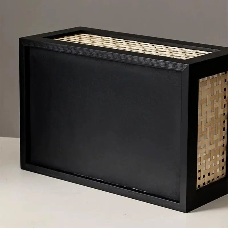 Sturdy Wood and Bamboos Storage Basket Suitable for Cabinets Enhances Home Decoration and Organization Daily Casual Use KXRE