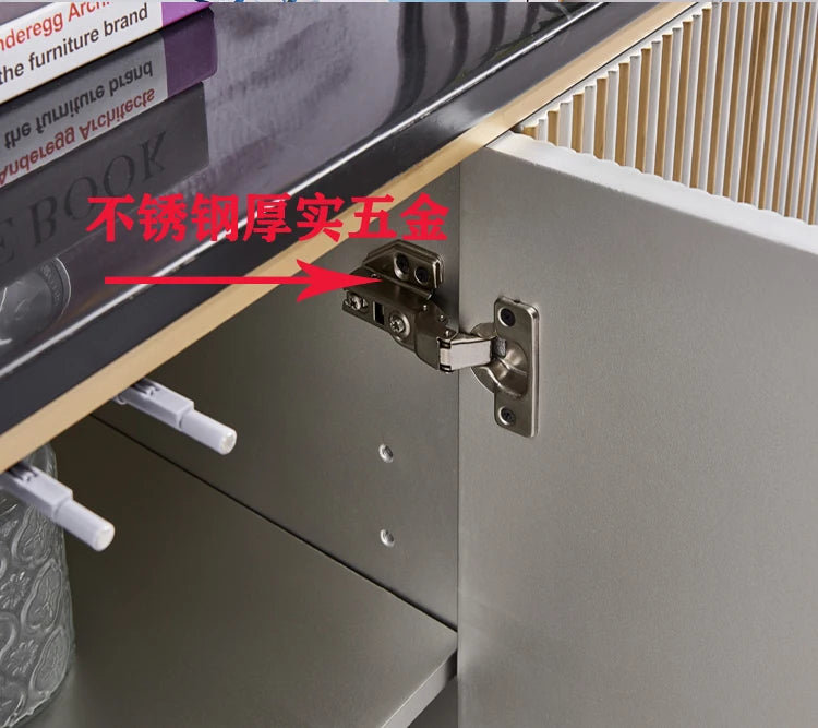 Living Room Storage Cabinet Metal Design Big Showcase Wine Sideboard Luxury Bedroom Meuble De Rangements Home Accessories