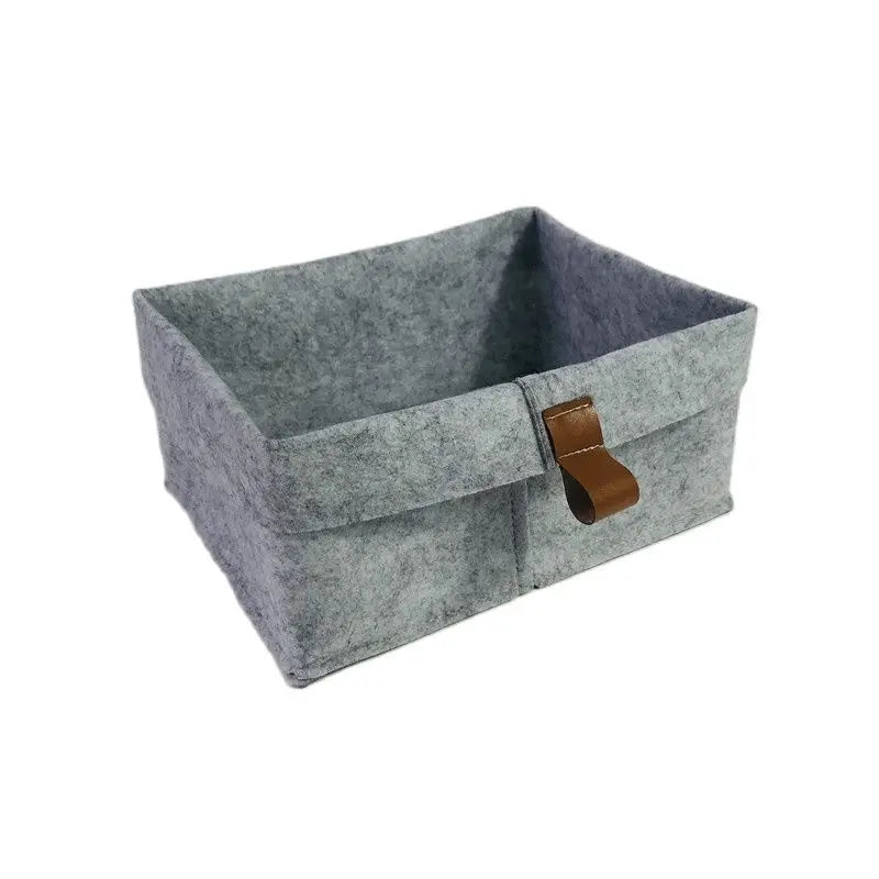 Desktop Storage Baskets Felt fabric Bedroom countertop Organize Basket Pen holder Sundries Cosmetics Storage,Basket of flowe