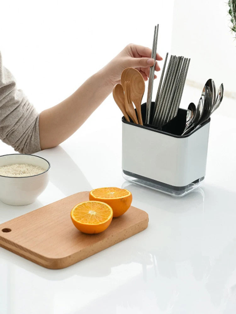 Multi-Function Tableware Drying Rack — Compact Organizer for Utensils & Cutlery