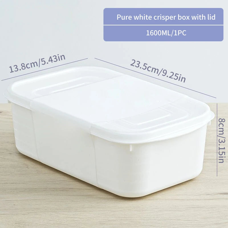 Divided Meat & Food Storage Container for Refrigerator