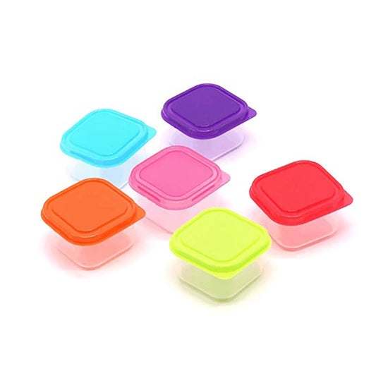 Small Moisture-Proof Food Storage Containers with Leakproof Lids