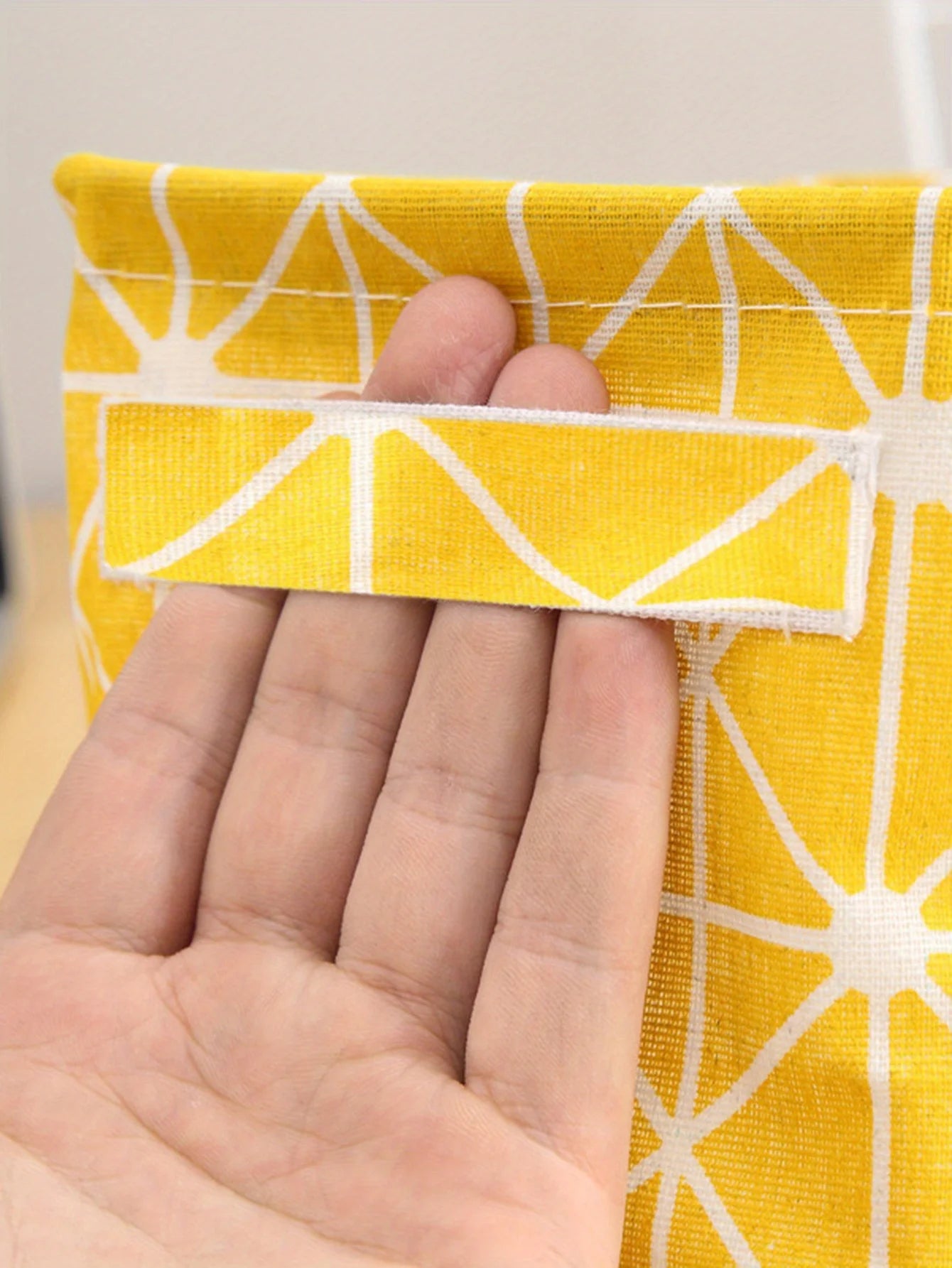 Fabric Storage Baskets Home Organizers Decorative Bins Clothes Toys Books Foldable Cloth Baskets Storage Containers with Handles