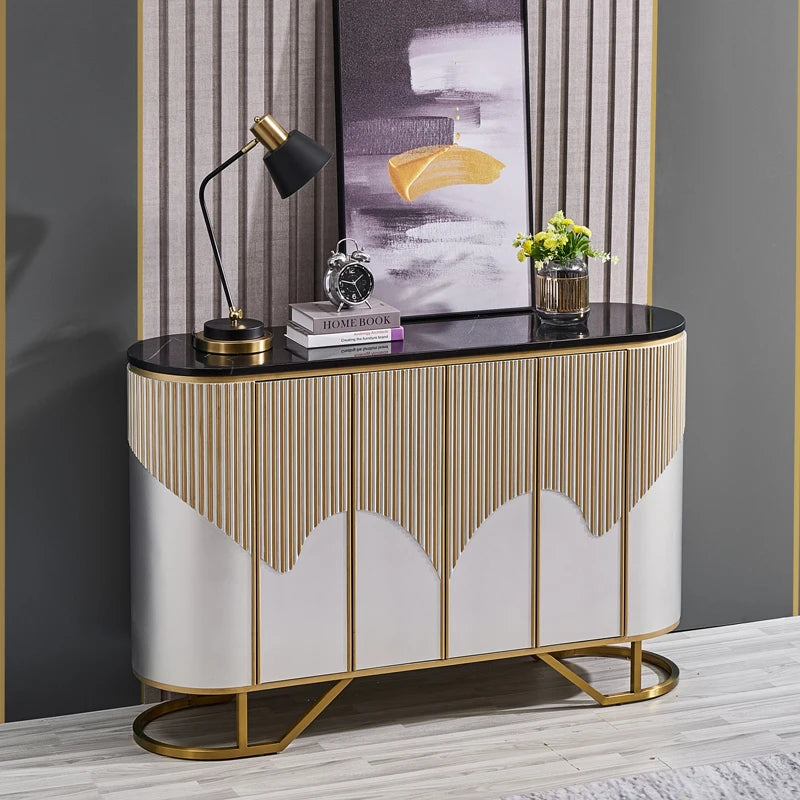 Living Room Storage Cabinet Metal Design Big Showcase Wine Sideboard Luxury Bedroom Meuble De Rangements Home Accessories