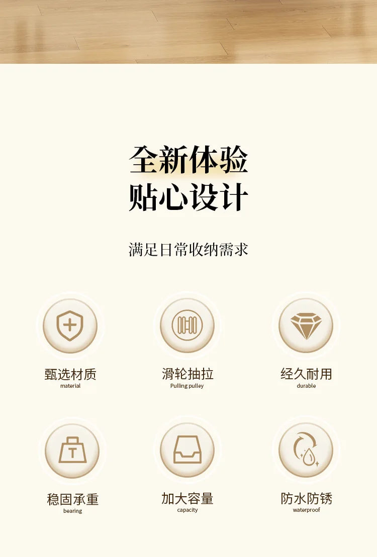 Kitchen Drawer Storage Rack, Pull-Out Under-Sink Organizer, Multi-Layer Storage Shelf, Cabinet Organizer for Kitchen Essential