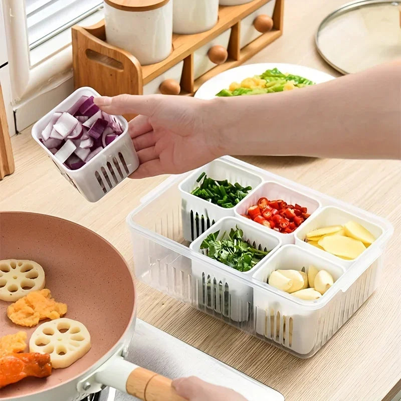 Airtight Refrigerator Food Storage Containers with Lids