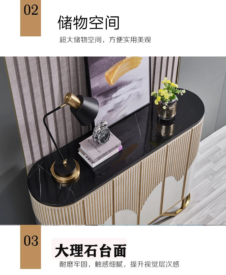 Living Room Storage Cabinet Metal Design Big Showcase Wine Sideboard Luxury Bedroom Meuble De Rangements Home Accessories