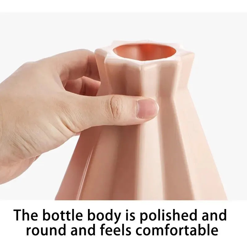 Modern Nordic Basket Vase — Minimalist Decorative Flower Holder