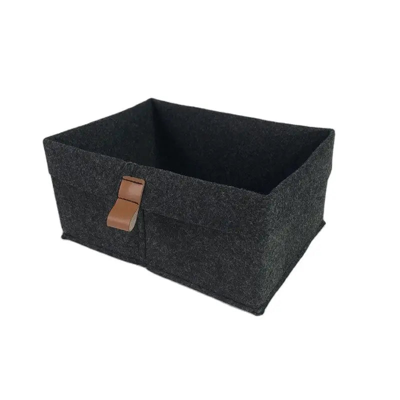 Desktop Storage Baskets Felt fabric Bedroom countertop Organize Basket Pen holder Sundries Cosmetics Storage,Basket of flowe