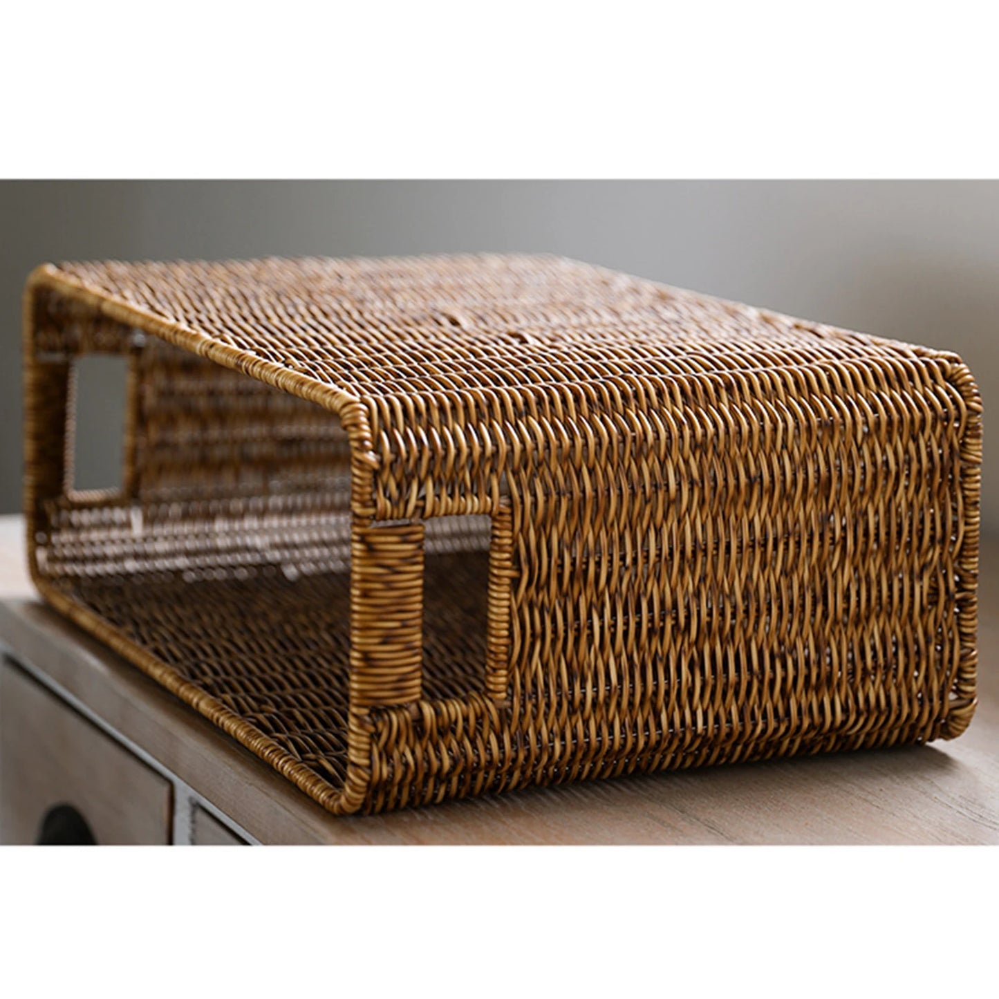 Magazine Basket Organizer Decorative Containers Finishing Basket for Magazine Newspaper