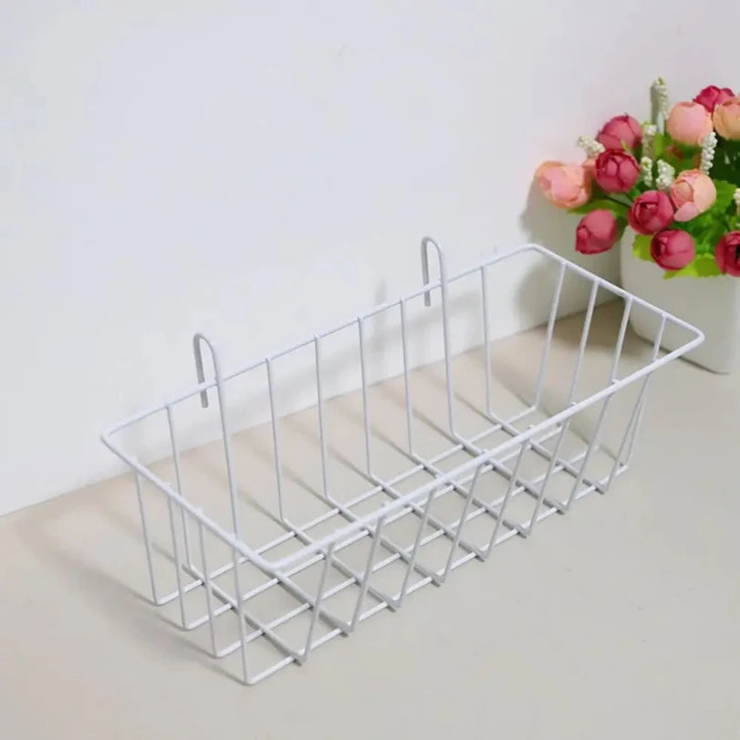 Multifunctional Kitchen Bathroom Panel Basket DIY Hanging Grid Rack Art Storage Baskets Display Racks Home Wall Decoration