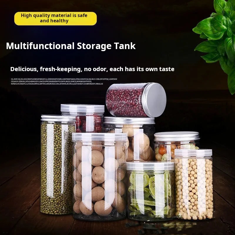 Food Storage Containers with Lids for Cookies, Coffee Beans & Candy