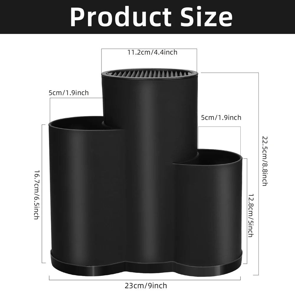 Multi-Function Kitchen Utensil & Knife Holder — Compact Countertop Organizer